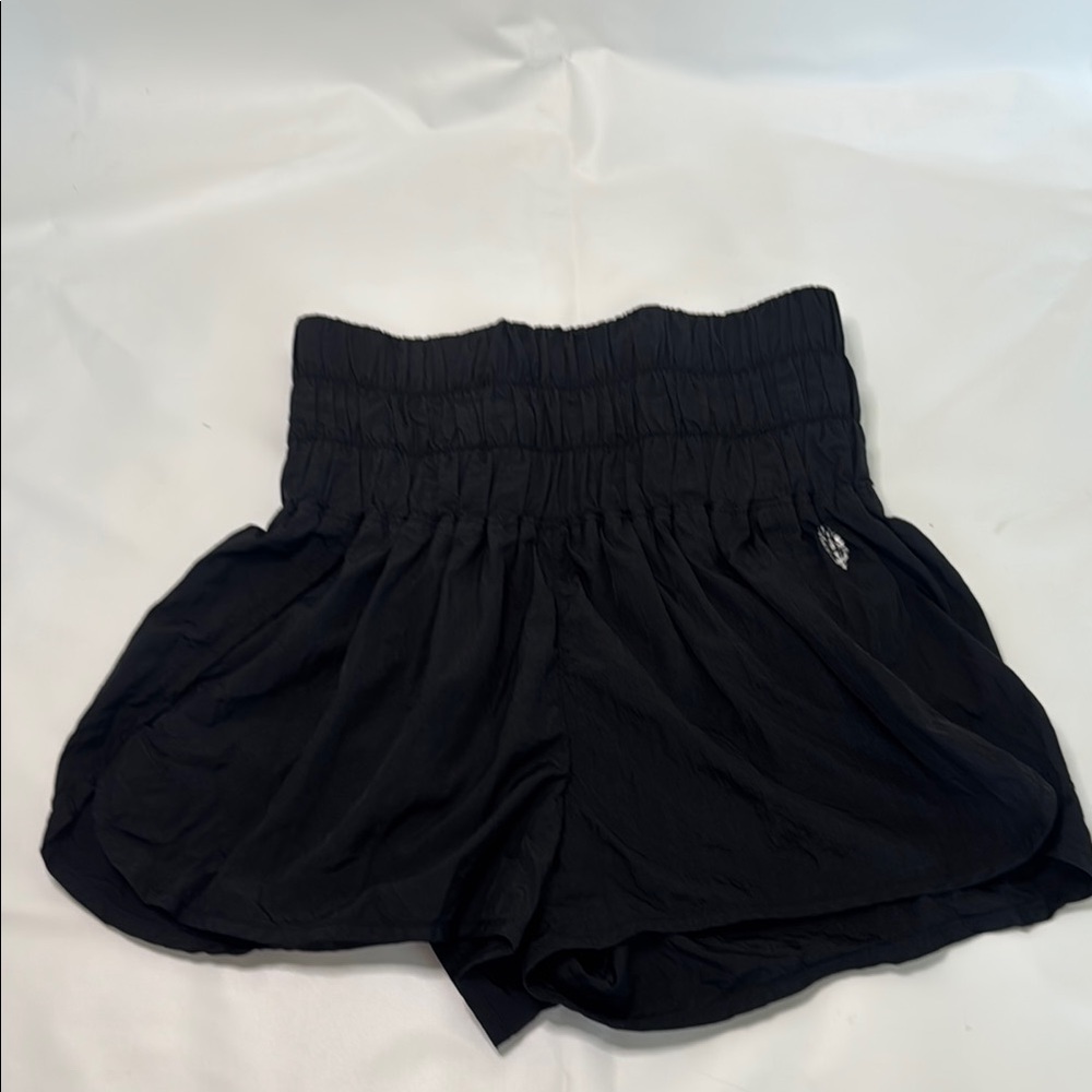FP Movement Black Athletic Shorts Lightweight Elastic Waist